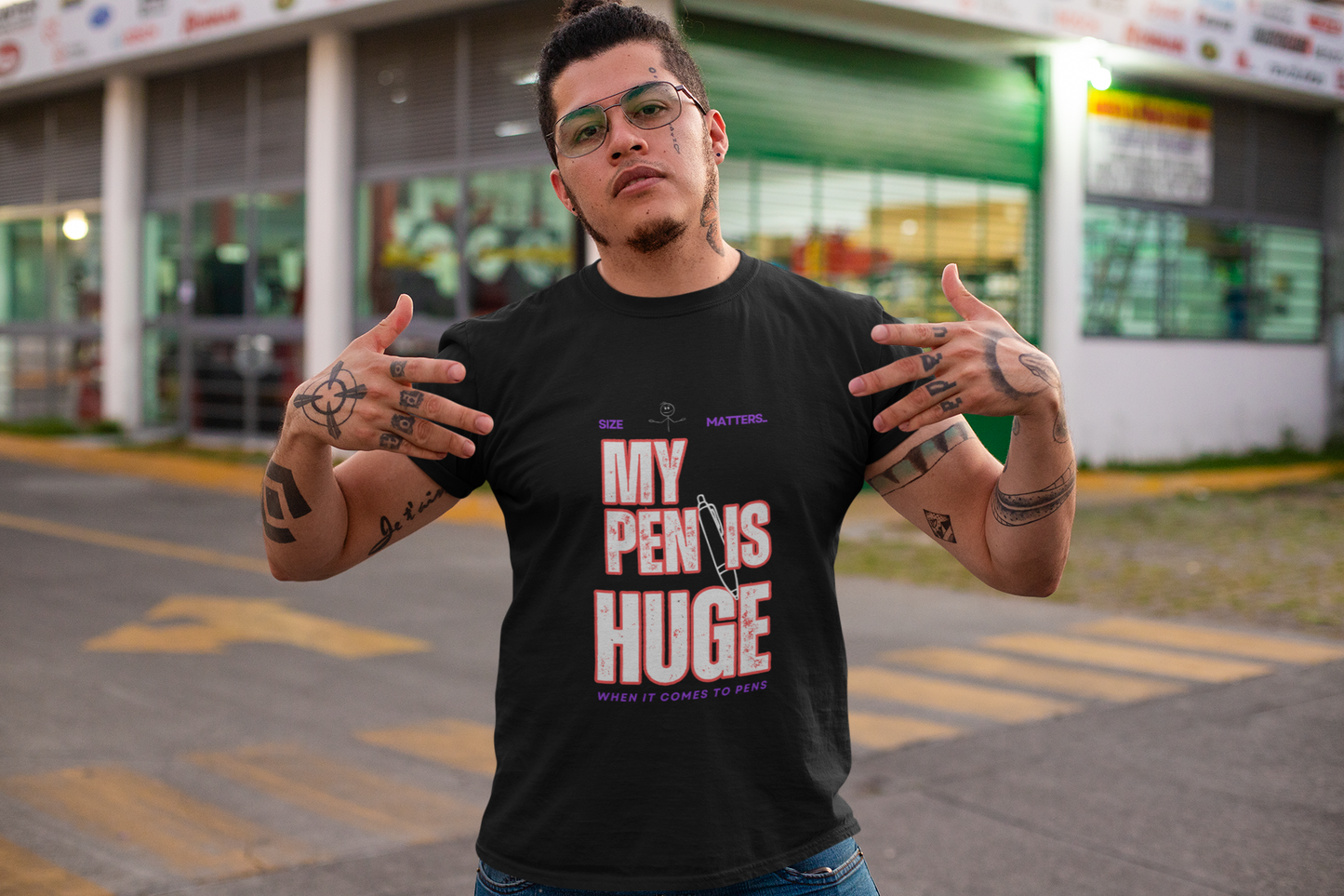 My Pen Is Hugr– Dirty Mind Approved Tee