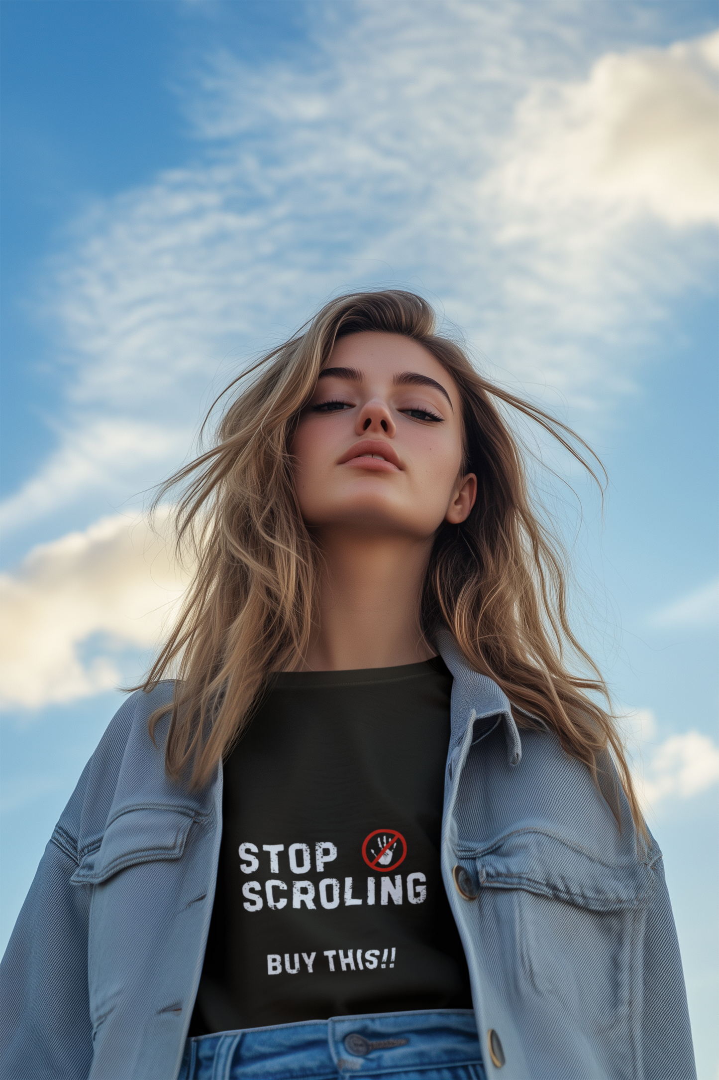 Stop Scrolling, Buy This – Funny Statement Shirt
