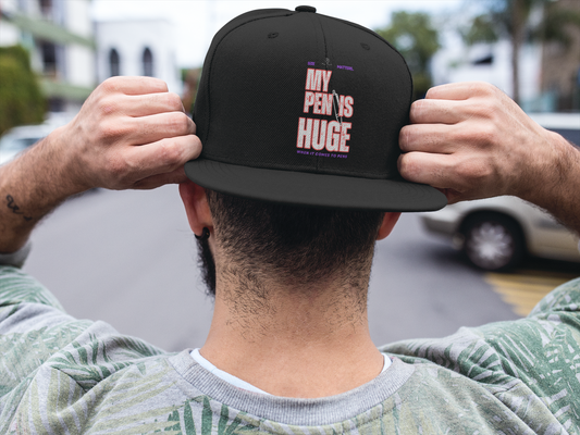 “My Pen Is Hugr” – Funny Optical Illusion Cap