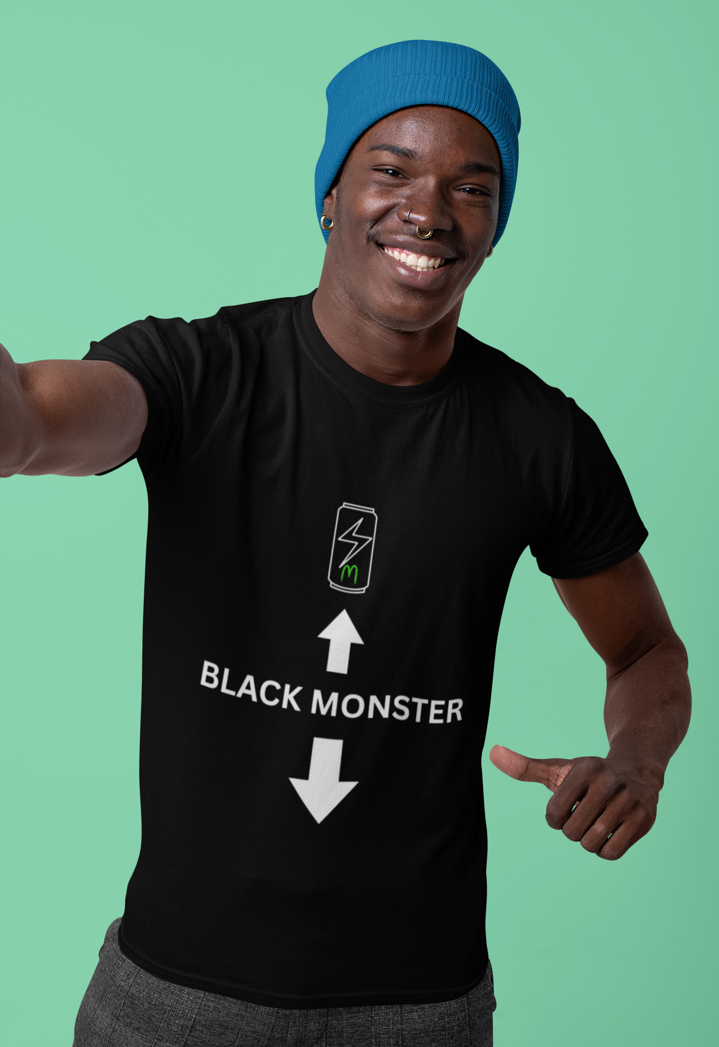 "Black Monster" Funny Double Meaning T-Shirt – Arrow Edition