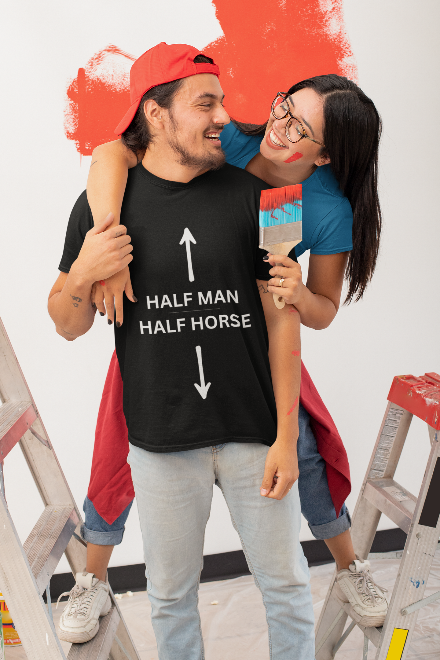 "Half Man, Half Horse" Funny Mythical Humor T-Shirt – Arrow Edition