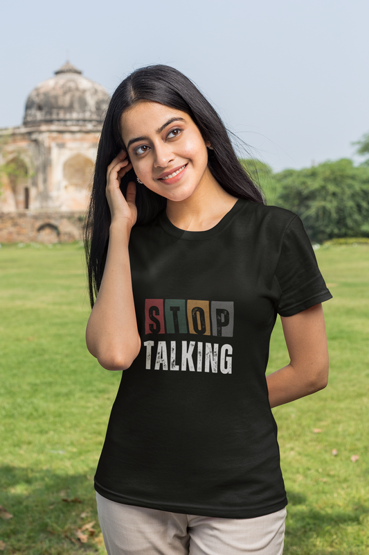 Stop Talking – Funny Introvert Shirt