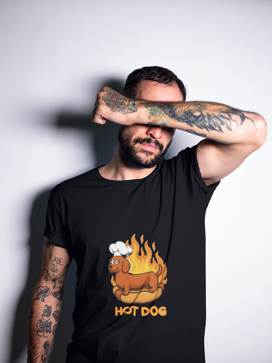 🌭 Hot Dog Pup Tee 🐶
